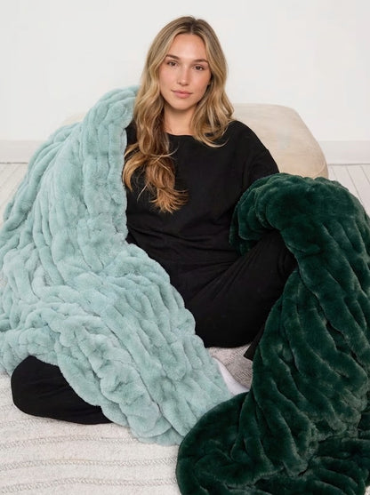 Soft plush blanket