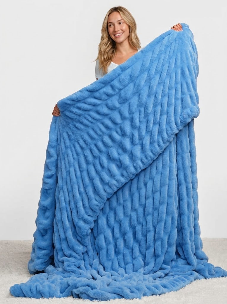 Soft plush blanket