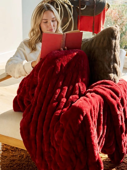 Soft plush blanket