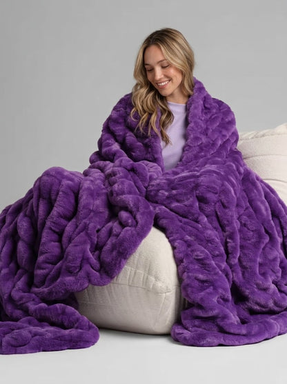 Soft plush blanket