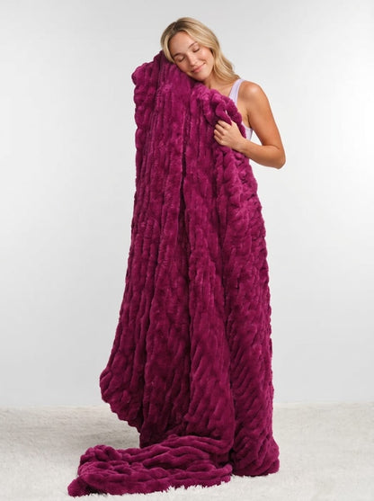 Soft plush blanket