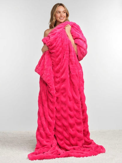 Soft plush blanket