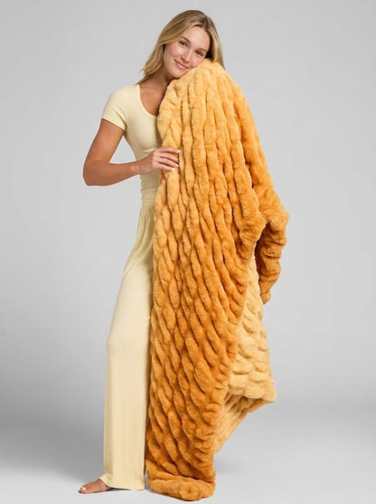 Soft plush blanket