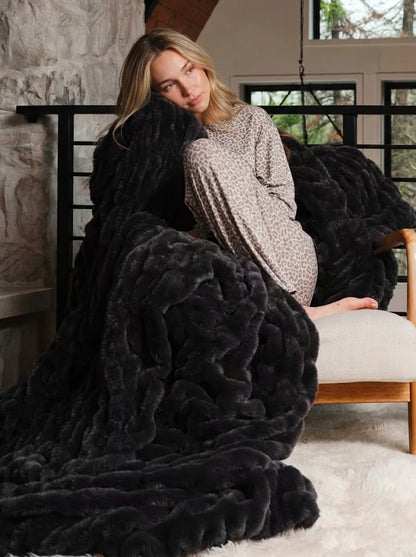 Soft plush blanket